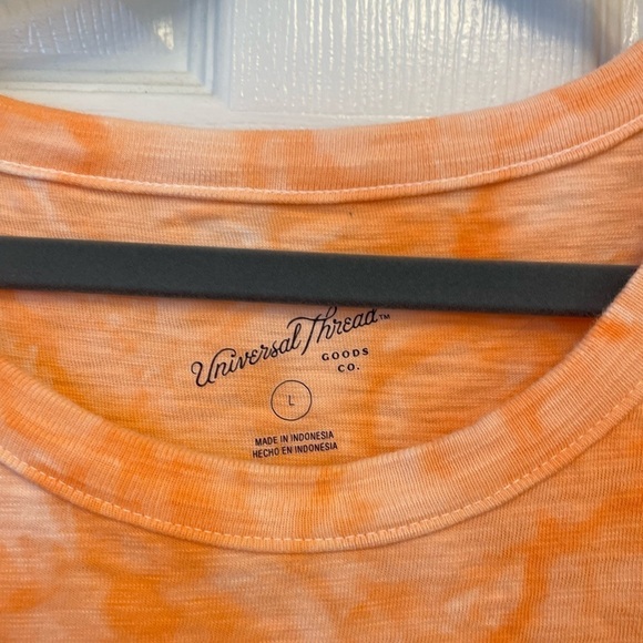 Universal Thread hand crafted tie dyed Orange Sleeveless MIDI Dress Size Large - Picture 2 of 8